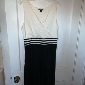 Lands End Surplice Fit and Flare Dress